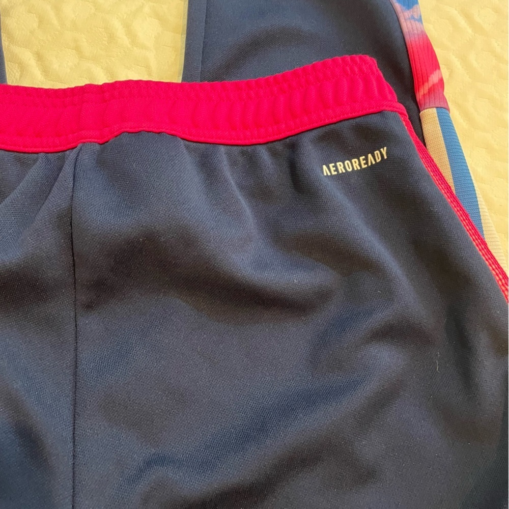 Adidas Tiro HumanRace Track Pant Navy Pink Pharrell Soccer G17452 Women’s XS - Picture 9 of 9